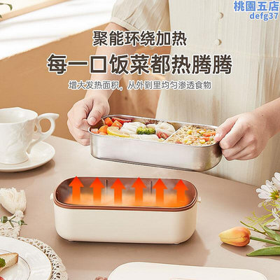 廠家出貨電飯盒保溫便當盒可插電加熱免注水上班族帶飯熱飯神器加熱便當盒