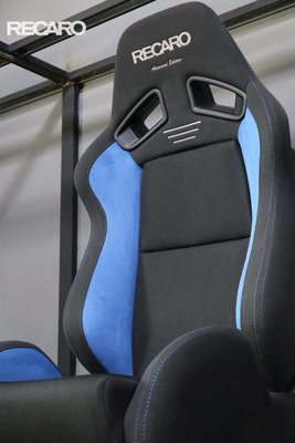 全新進口RECARO SR-7 AE 黑/藍ultrasuede®世界限定可調賽車椅 非BRIDE OMP 無限