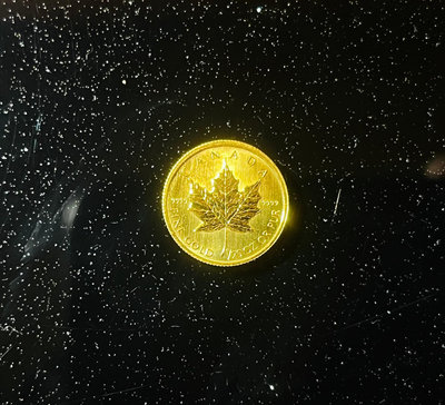 楓葉金幣一元 純金1/20盎司 AU美品