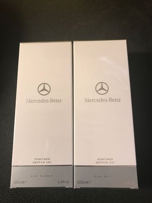 (全新未拆封)賓士 Mercedes Benz 女性 香水沐浴精/沐浴乳(200ml)限量特價