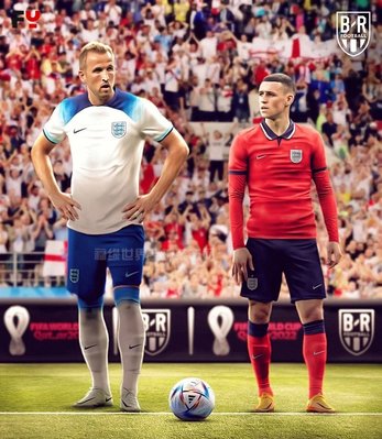 熱銷 -現貨 正品 2022世界杯英格蘭主場客場球衣9號凱恩芒特短袖國家隊足球服