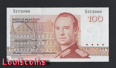 【Louis Coins】B1554-LUXEMBOURG-ND (1986)盧森堡鈔票.100 Francs