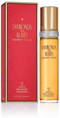【美妝行】Elizabeth Taylor Diamonds & Rubies 紅寶石淡香水 50ML