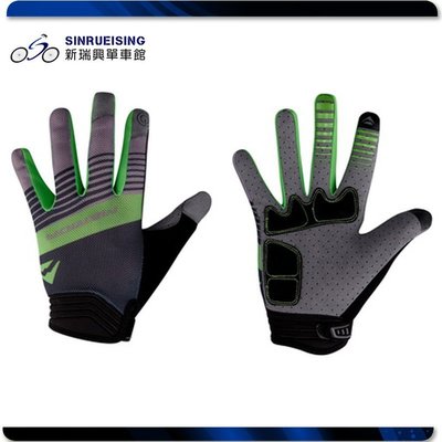 【阿伯的店】MERIDA 美利達 Light GEL Gloves 可觸控 長指手套 綠色 #MA1201