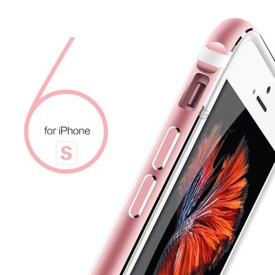 iPhone5 5s iPhone6 6s Plus 第四代 金屬+矽膠 一體成形 不影響訊號 保護殼 手機套 手機殼