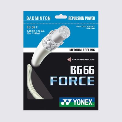 "爾東體育" YONEX BG 66 FORCE 羽球線 羽球拍線 顏色隨機