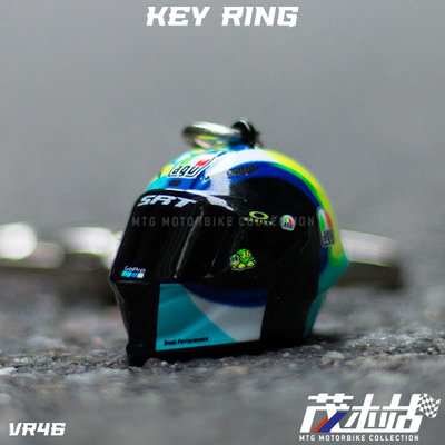 ❖茂木站 MTG❖ Rossi 羅西 VR46 金屬 鑰匙圈 PISTA GP RR KEY RING 安全帽造型