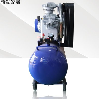 現貨-廠家直供活塞式噴漆打氣泵皮帶式空氣壓縮機活塞式空壓機規格多樣-簡約