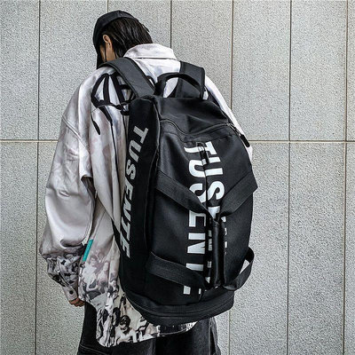 籃球包書包男大容量韓版雙肩包大學生港風背包女輕便手提包籃球包旅行包