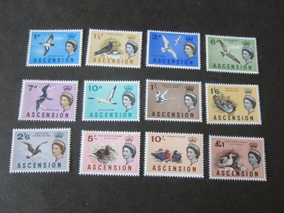 【雲品一】阿森松島Ascension Islands 1963 Sc 75-88 set (miss 78,79) MNH 庫號#BP07 55289