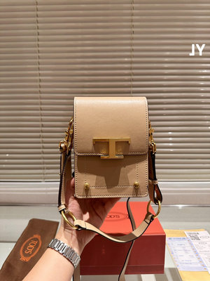 【二手包包】尺寸13.18TODS托特斯包搭配了時尚元素的感覺造就獨一無二的設計在哪里都具有潮酷風格NO87094