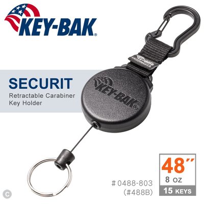 【IUHT】KEY-BAK SECURIT 48”負重伸縮鑰匙圈#0488-803