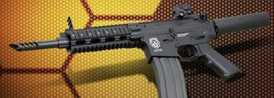 【WKT】G&G GR16 Wasp 氣動式連動系統塑膠版 6mm 電動槍，電槍-EGR-16P-WS-BB