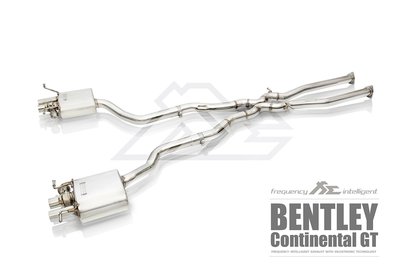 【YGAUTO】FI Bentley Continental GT / GTC 中尾段閥門排氣管 全新升級 底盤