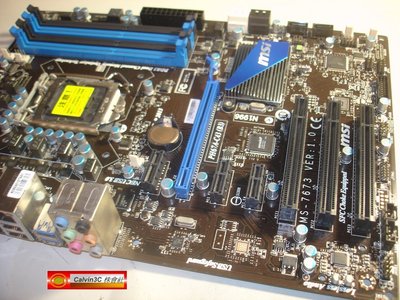 微星 MSI PH67A-C43(B3) Intel P67晶片 4組DDR3 6組SATA3 USB3.0 全固態電容