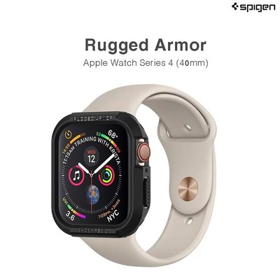 Spigen Apple Watch Series 4/5/6/SE 40mm Rugged Armor 防摔保護殼