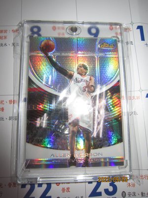 【李叔】【ALLEN IVERSON】【限量卡/349】【topps】【REFRACTOR】【銀亮】【2005-06】