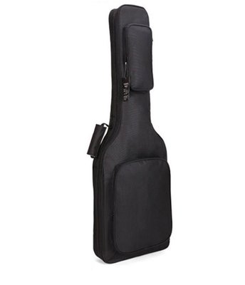 【老羊樂器店】電吉他袋 電貝斯袋 加厚 防水牛津布 雙背 黑色 BASS袋