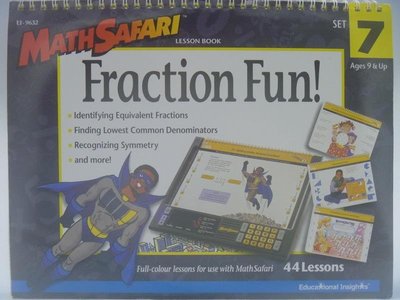 【月界二手書店2】MATH SAFARI-Fraction Fun！_Ages 9 & Up　〖少年童書〗AEP