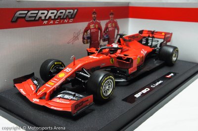 【現貨特價】1:18 Bburago F1 2019 Ferrari SF90 Charles Leclerc