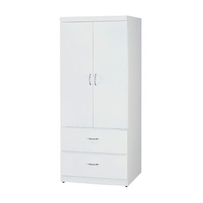 【KA205-1】百合純白2.5×6尺衣櫥