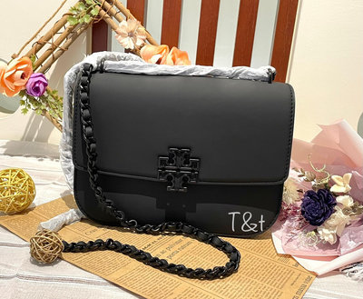 《Tory Burch》TB 146256 霧黑 消光黑 肩背包 斜背包