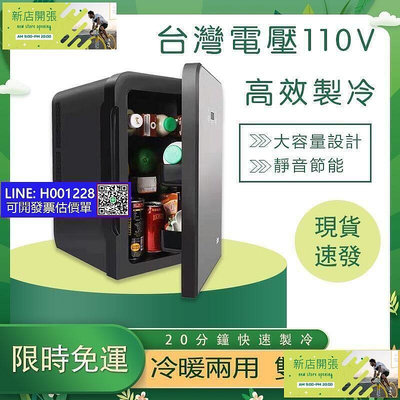 【現貨】迷你小型冰箱 家車兩用小冰箱10L 20L 車載冰箱12v 迷你小型冰箱 宿舍 恆溫箱 110V專用