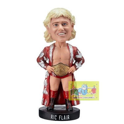 ☆阿Su倉庫☆WWE摔角 Ric Flair Bobblehead 傳奇巨星手繪搖頭娃娃公仔 熱賣特價中