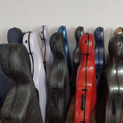 碳纖維大提琴盒小提琴盒 防水抗壓  廠家庫存小瑕疵,發貨隨機顏色開心購 促銷 新品