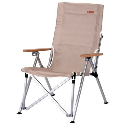 現貨原始人戶外折疊椅便攜式鋁合金躺椅沙灘椅野餐露營椅子超輕高背椅簡約