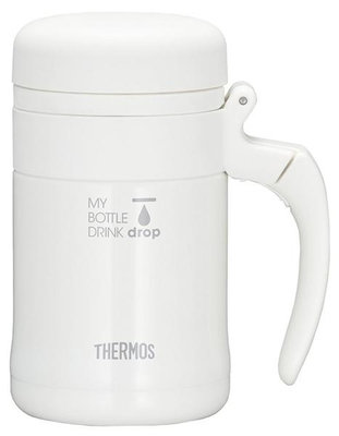 【現貨】THERMOS【日本代購】膳魔師0.28L 真空保溫杯 水滴飲料專用 JNK-280 WH