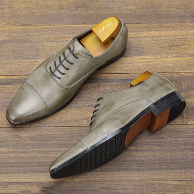 Classic leather dress shoes for men business shoes尖頭男皮鞋-木初伽野