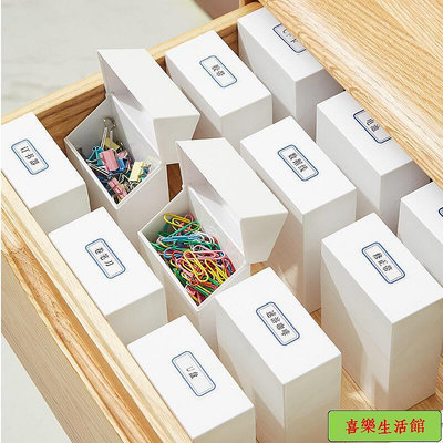 收納盒小盒子塑料迷你精致帶蓋桌面雜物收納盒子儲物盒小抽屜分隔