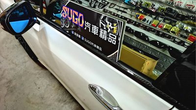 SUGO汽車精品 本田 HONDA CIVIC 9/9.5代/喜美九代 專用黑碳卡夢水轉印外水切(黏貼式)