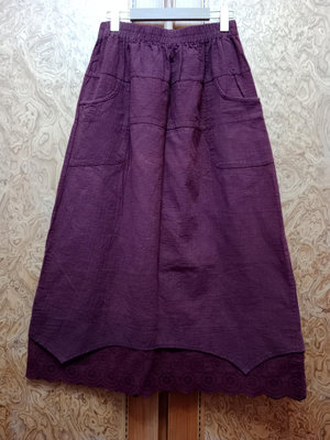 全新【唯美良品】BRLH拼接蕾絲中國風長裙~C428-88.