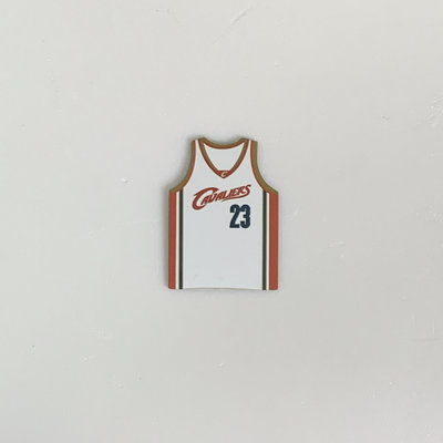 GA-美國職籃【克里夫蘭騎士×Lebron James】NBA 2003~10年 主場球衣造型磁鐵