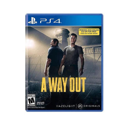 PS4正版  逃出生天 A WAY OUT 逃出升天 英語11325