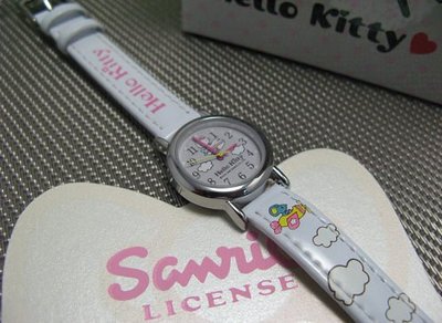 Hello kitty watch 可愛時尚特殊造型皮帶腕錶LKS032LWWR