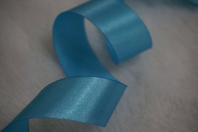便宜地帶~藍色2.5公分寬裝飾布條90尺賣100元出清包邊..髮飾.包裝.婚禮佈置~可做大蝴蝶結
