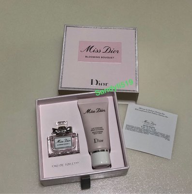 公司貨🔥Miss Dior Cherie CD迪奧 花漾女淡香／小香水5ML+身體乳20ML 小香禮盒組 附提袋