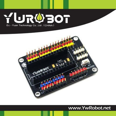 YwRobot適用于Arduino Arduino Nano傳感器擴展板兼容Nano V3