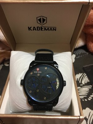 全新KADEMAN卡德曼 男士多功能運動手錶