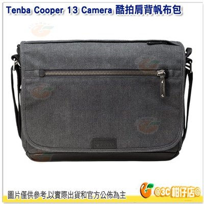 Tenba Cooper 13 slim 酷拍肩背帆布包 637-402 灰 公司貨 13吋筆電 相機包 側背包