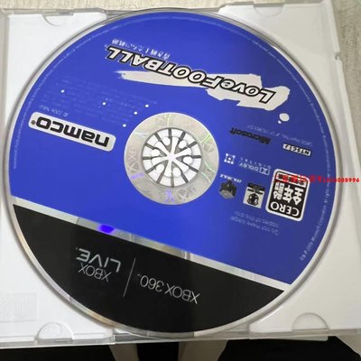 原裝XBOX360游戲光盤光碟 熱愛足球 亞洲主機玩 日文『三夏潮玩客』