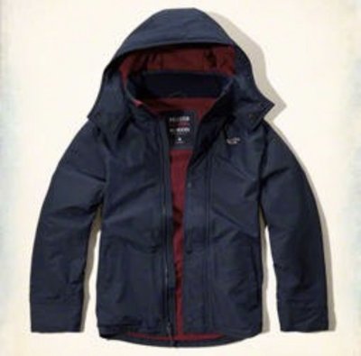 Hollister All-Weather Fleece Lined Jacket S 全天候外套保證原廠 等同台灣M