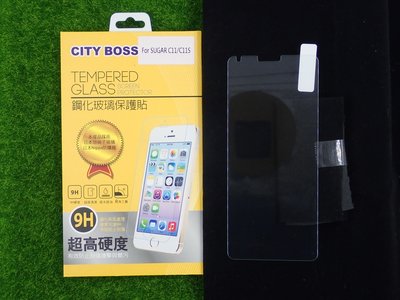 柒 CITY BOSS SUGAR C11s 保貼 鋼化玻璃 C11S CB亮面半版滿膠