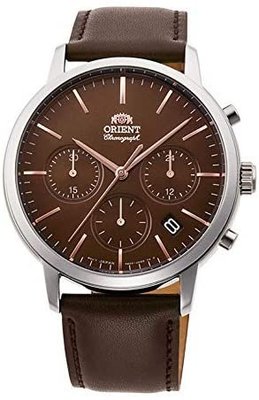 日本正版 ORIENT 東方 Contemporary RN-KV0304Y 手錶 男錶 皮革錶帶 日本代購