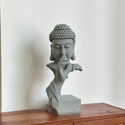 現貨 快速發貨「噓！ 不要說話！釋迦牟尼佛像」 擺件家居好物藝術裝飾禮物