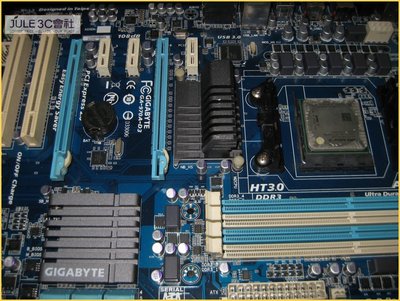JULE 3C會社-技嘉 GA-970A-D3 AMD 970/DDR3/超耐久/送雙核CPU/ATX/AM3+ 主機板