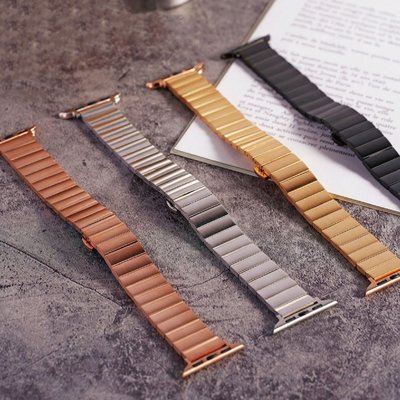 ∥ 國王時計 ∥ 方塊不鏽鋼錶帶 Apple watch(38/40/41mm)通用錶帶